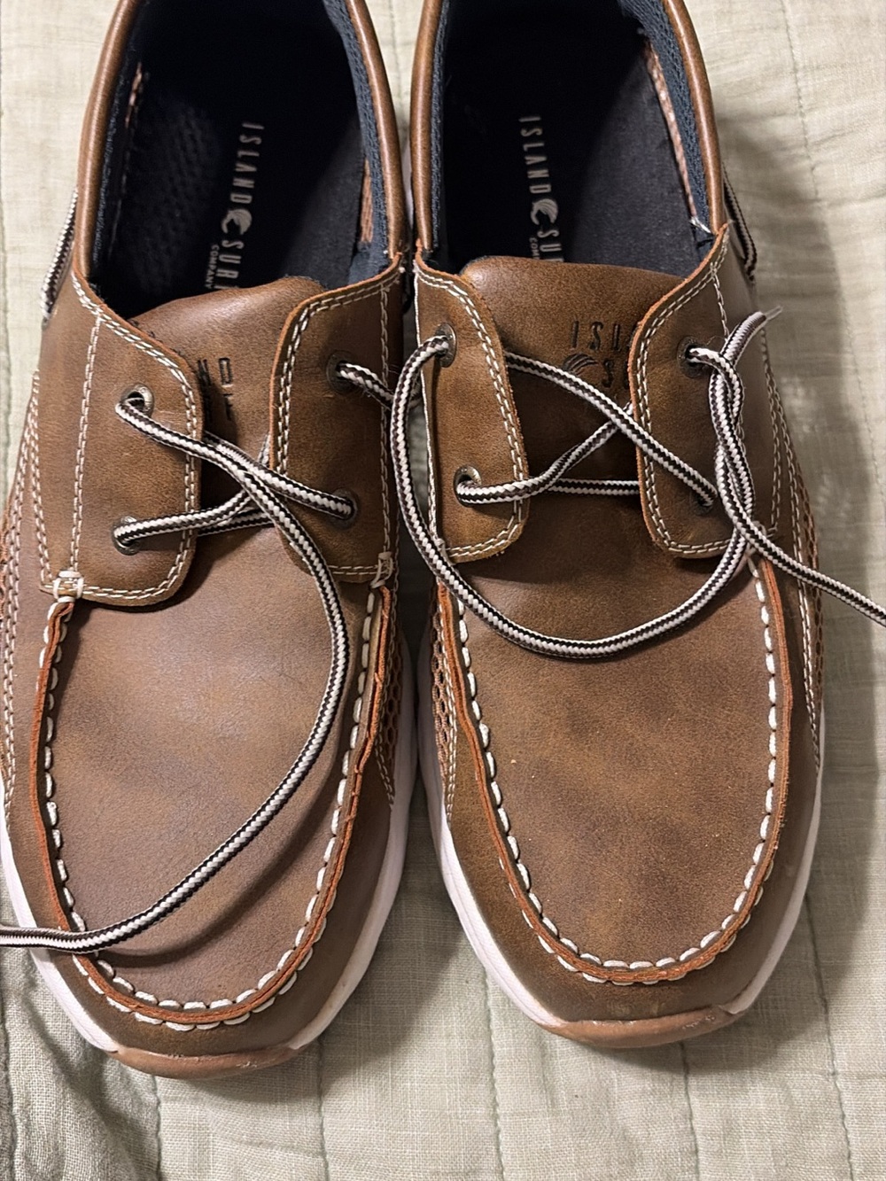 Men’s Brown Leather Boat Shoes